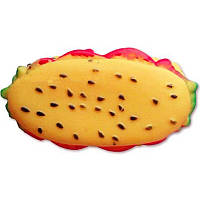 Іграшка для собак Гамбургер гумовий з пискавкою 12*6 см 53 г