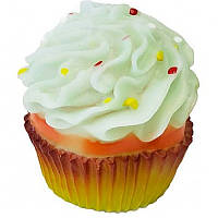 Іграшка для собак Кекс гумовий з пискавкою 7*8 см 60 г