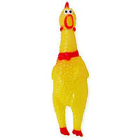 Іграшка для собак Курка маленька з пискавкою 15*5 см