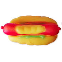 Іграшка для собак Хот-дог гумовий з пискавкою 33 г
