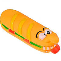 Іграшка для собак Хот-дог гумовий з пискавкою 17*5 см 63 г