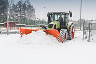 Поворотный отвал для снега на трактор (гидравлика, евро, многопозиционный)