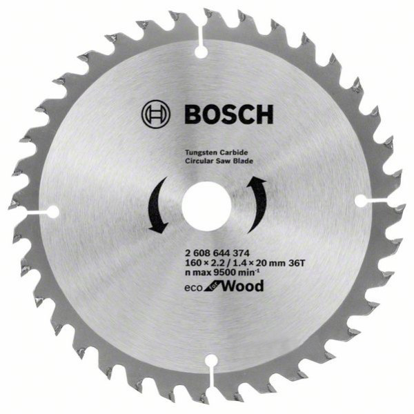 Пиляльний диск Bosch Eco for Wood (160х20х36Т) (2608644374), фото 1