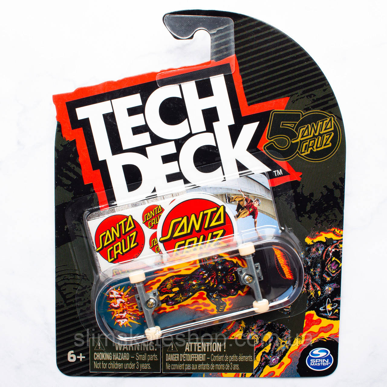 Фінгерборд Tech Deck Santa Cruz Tom Asta Cosmic Cat 50th Anniversary 32 мм