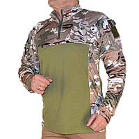 Сорочка чоловіча тактична комбінована з довгим рукавом швидковисихаюча