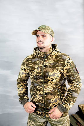 Парка кофта ORIGIN флісова піксель ЗСУ ММ-14| Щільність 260 gr/m, фото 1