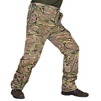 Зимові штани на флісі в камуфляжі мультікам 54 розмір