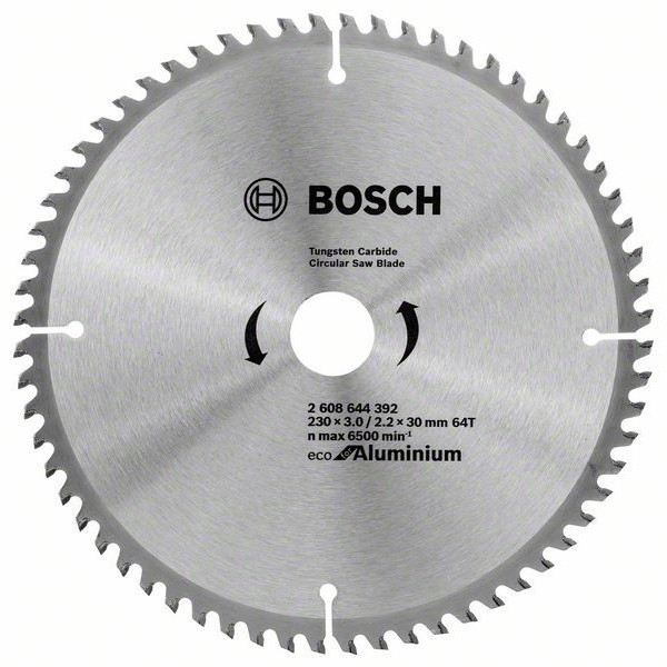 Пиляльний диск Bosch Eco for Aluminium (230x30х64T) (2608644392), фото 1