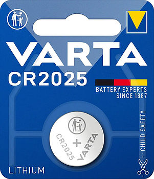 Батарейка Varta CR-2025 Lithium 1xBL