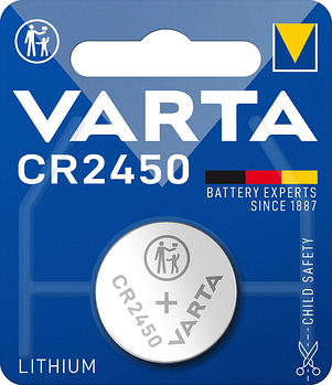 Батарейка Varta CR-2450 Lithium 1xBL