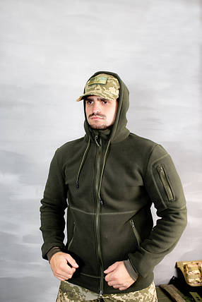 Парка кофта флісова Origin олива| Щільність 260 gr/m, фото 1