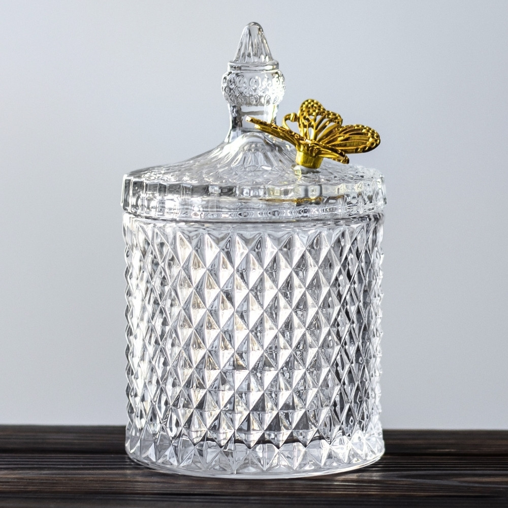 Ємність скринька для зберігання Crystal 18 см 19157-028 скло