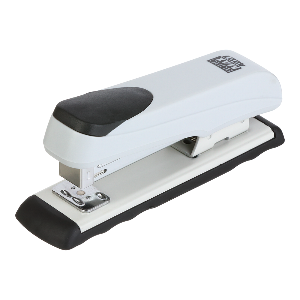 Степлер пластиковий 20 л (скоби №24; 26) 136х365х53 мм сірий