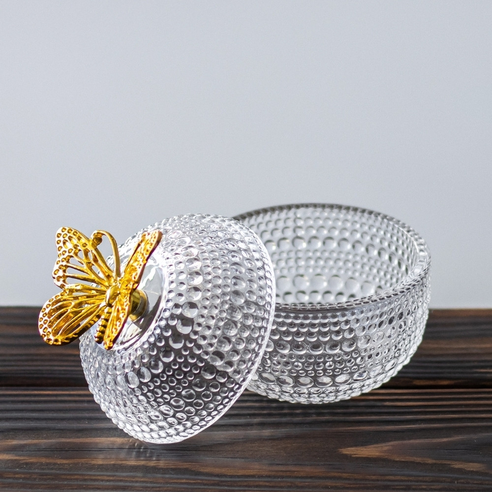 Ємність скринька для зберігання Crystal 10 см 19157-033 скло