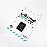 Карта пам'яті microSDXC (UHS-1) Wibrand 128Gb class 10 (adapter SD) (WICDHU1/128GB-A), фото 6