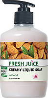 /Креммыло FRESH JUICE рідке 460 мл з зволожуючим мигдальним молочком Almond