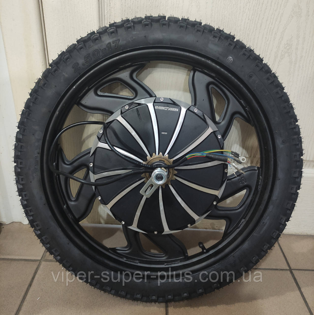 Електроколесо Задне в сборі 800 ват Crosser E-DELTA, Fada RUTA 2.5-17, фото 1