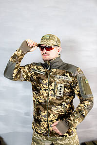 Кофта тактична флісова піксель ЗСУ ММ-14| Щільність 260 gr/m
