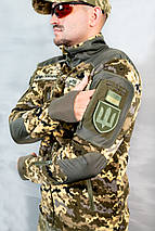 Кофта тактична флісова піксель ЗСУ ММ-14| Щільність 260 gr/m, фото 3