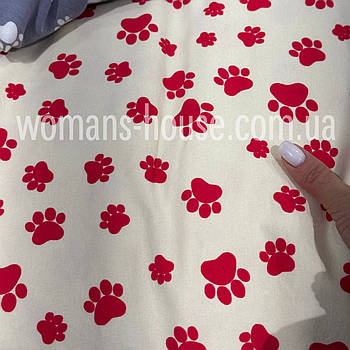 Тканина Кулір стрейч принт 180 см Туреччина 180 г/м2 Рулон від 23 кг в 1 кг ~ 2.6 м