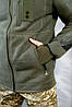 Кофта тактична флісова на хутрі олива| Щільність 440 gr/m, фото 7