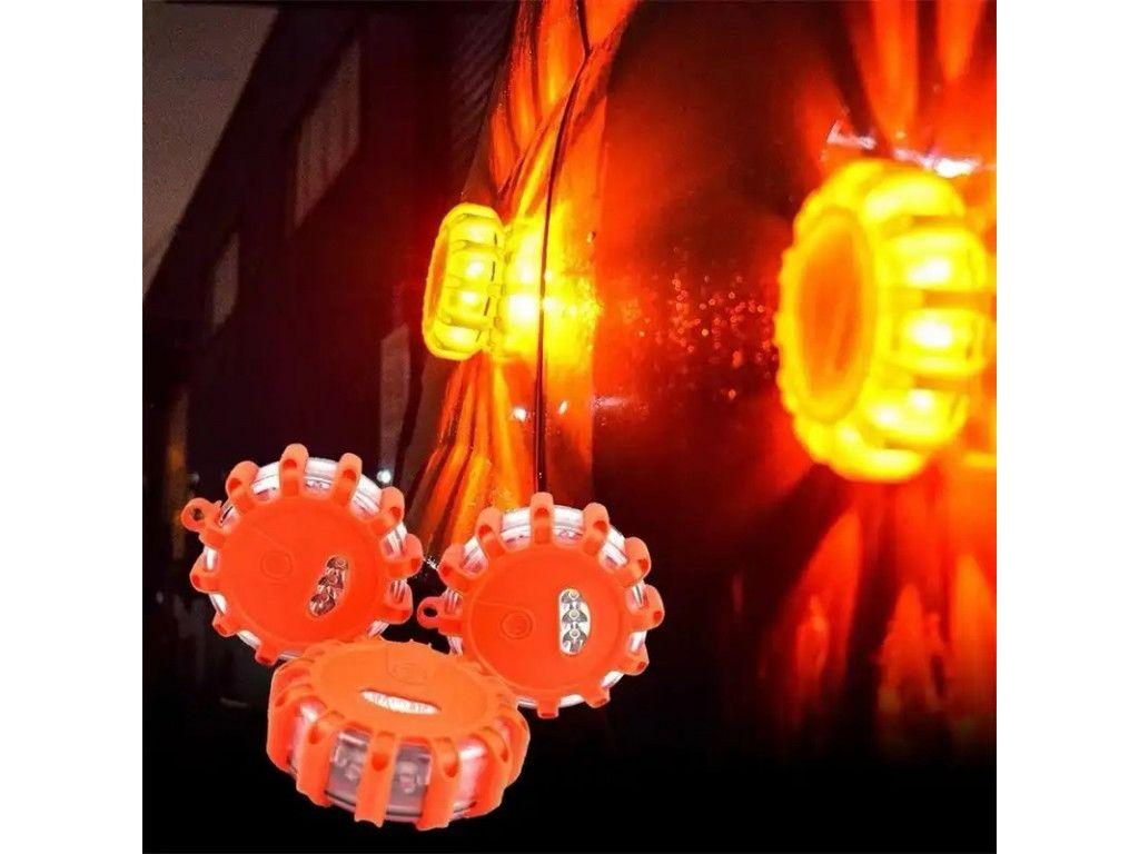 Сигнальна лампа FlashGuard 360 LED – Миготливий лідер для безпеки USB що перезаряджається (P-1781), фото 1