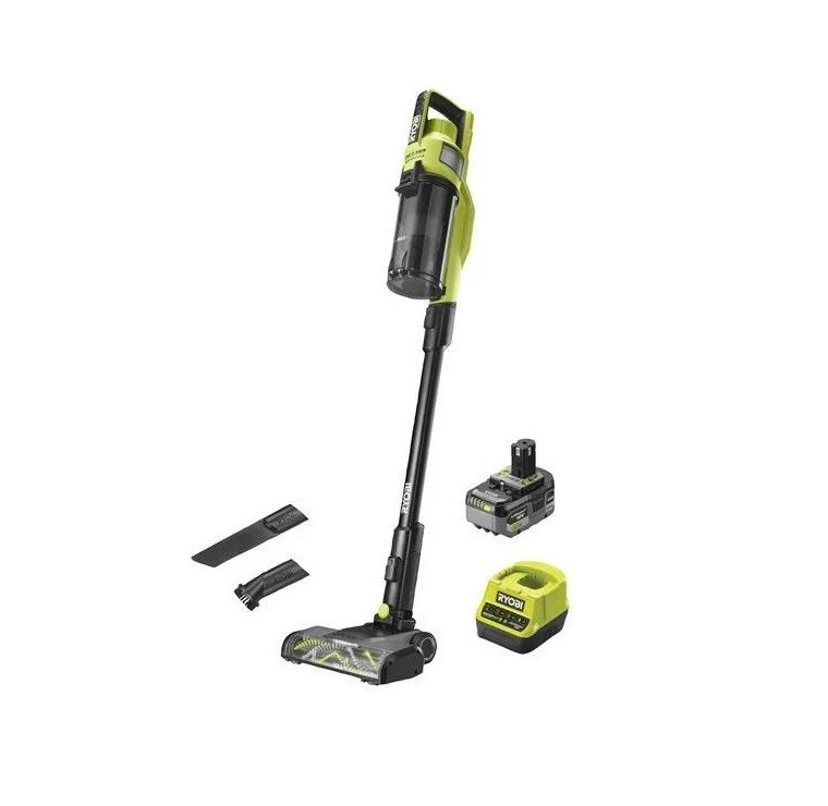 Ryobi Пилосос акумуляторний ONE+ HP RSV18X-1X40G 18В 1х4А·год 90Вт 20кПа контейнер 0.8л HEPA12 3.1кг