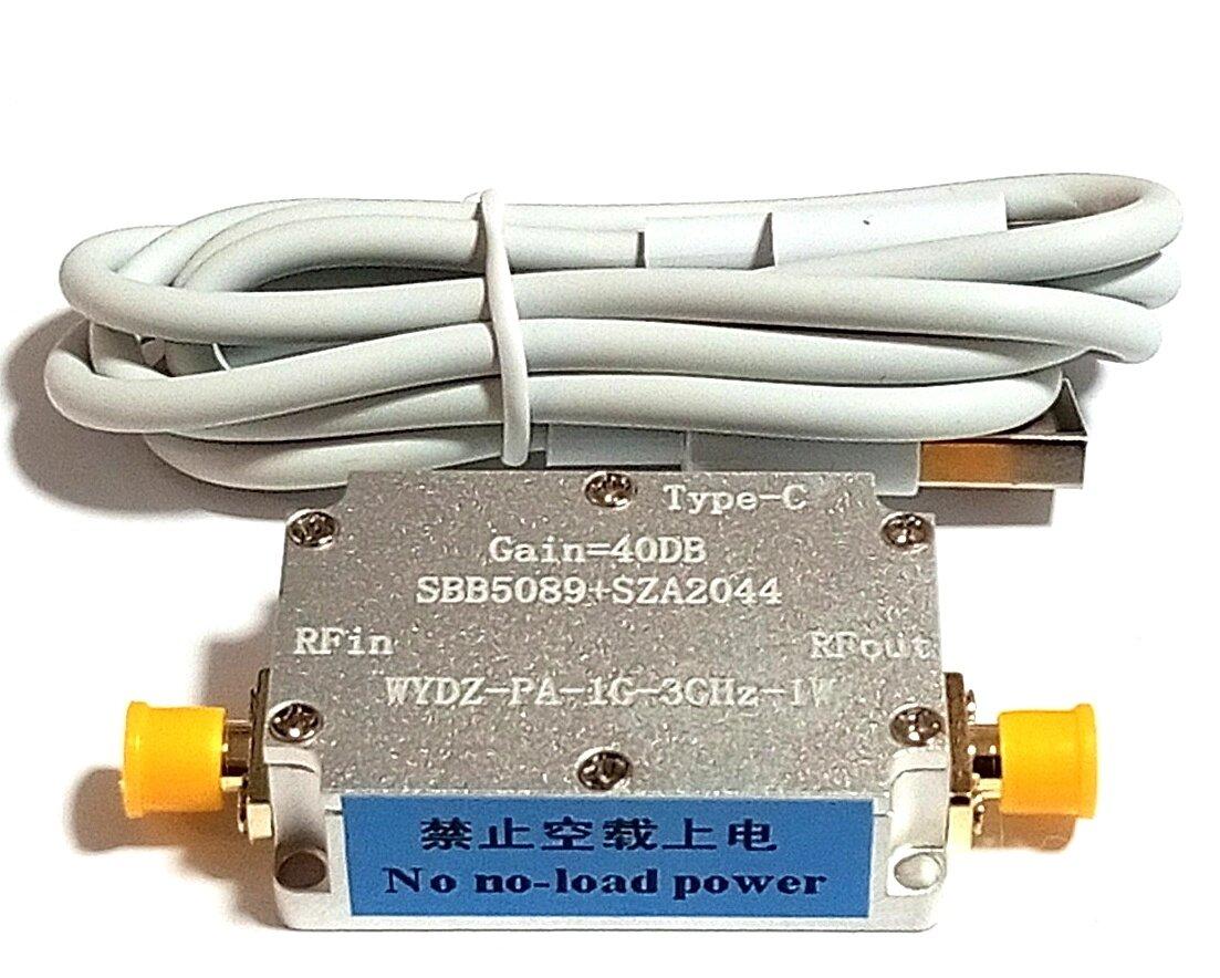 Підсилювач радіосигналів 1G-3G 1W 40dB, TZT SBB5089 + SZA2044, ВЧ модуль односторонній мікрохвильовий