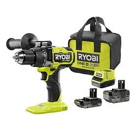 Ryobi Шурупокрут-дриль ударний акумуляторний ONE+ HP RPD18X-242S 18В 1х2А·год 1х4А·год ЗП 95Нм 500·2100об·хв