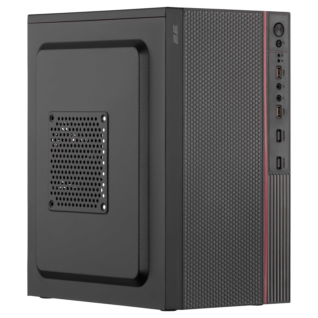 Корпус 2E TeamX TMX03 з БЖ 2E ATX400W, 2xUSB2.0, 1x80мм, VGA 220мм, mATX, чорний Baumar - Завжди Вчасно, фото 1