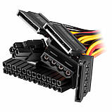 Корпус 2E TeamX TMX03 з БЖ 2E ATX400W, 2xUSB2.0, 1x80мм, VGA 220мм, mATX, чорний Baumar - Завжди Вчасно, фото 9