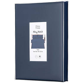 Підковдра Ardesto Mix&Match, 200х220см, 100% бавовна, сатин, синій Baumar - Завжди Вчасно