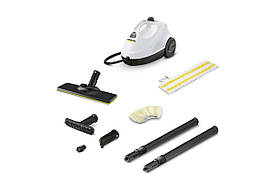 Пароочисник Karcher SC 2 EasyFix, 1500Вт, 1000мл, 3.2Бар, білий Baumar - Завжди Вчасно