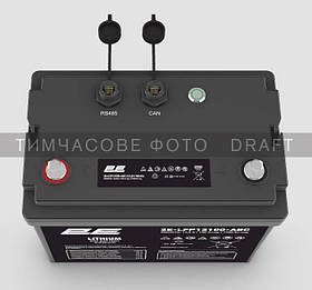 2E Акумуляторна батарея LFP12, 12В, 100А•год, ABC 4S