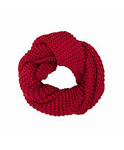 Снуд дитячий в'язаний червоний ART KNIT