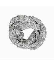 Снуд дитячий коса сірий ART KNIT