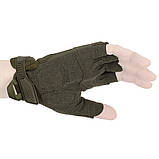 Рукавички тактичні 2E, безпалі, XL, зелені Baumar - Завжди Вчасно, фото 6