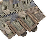 Рукавички тактичні 2E, безпалі, L, камуфляж Baumar - Завжди Вчасно, фото 10