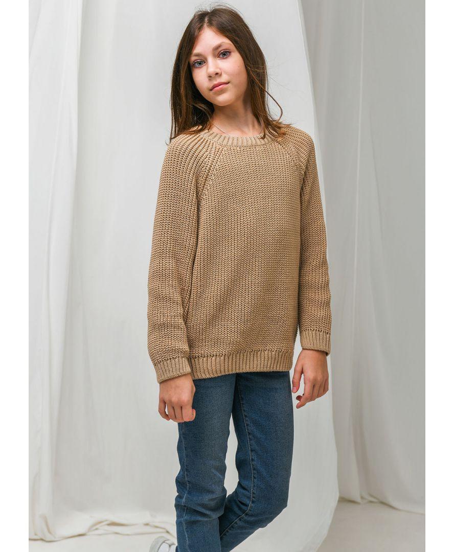 Джемпер для дівчинки Mari бежевий ART KNIT