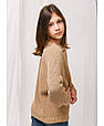 Джемпер для дівчинки Mari бежевий ART KNIT, фото 4