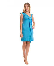 Женское трикотажное платье бирюзовое ТМ ПРОВАНС