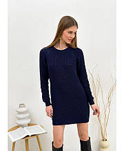 Сукня в'язана Cotton Індіго ART KNIT