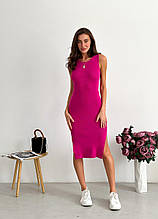 Сукня в'язана жіноча Фуксія ART KNIT