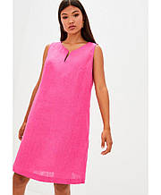 Сукня льняна коротка Фуксiя ТМ ПРОВАНС