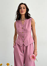 Жилетка жіноча Попіл Троянди ART KNIT