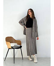 Юбка женская Жаклин орех ART KNIT