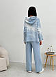 Штани жіночі в'язані блакитні Vibe ART KNIT, фото 5