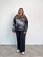Штани жіночі в'язані графітові Vibe ART KNIT, фото 9