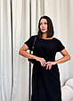 Сукня жіноча вільного крою чорна Маргарет ART KNIT, фото 10