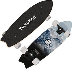 YVolution Скейтборд Dynamo Cruiser LED 76см, синій Baumar - Завжди Вчасно